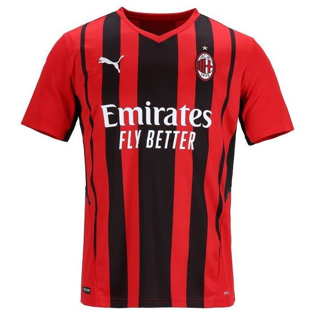 Camisa Milan I 21/22 Preto e Vermelho