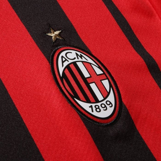 Camisa Milan I 21/22 Preto e Vermelho