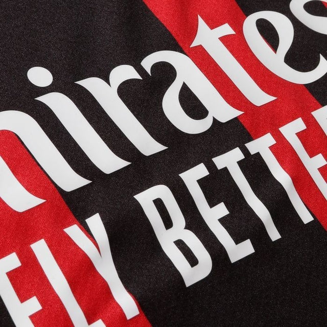 Camisa Milan I 21/22 Preto e Vermelho