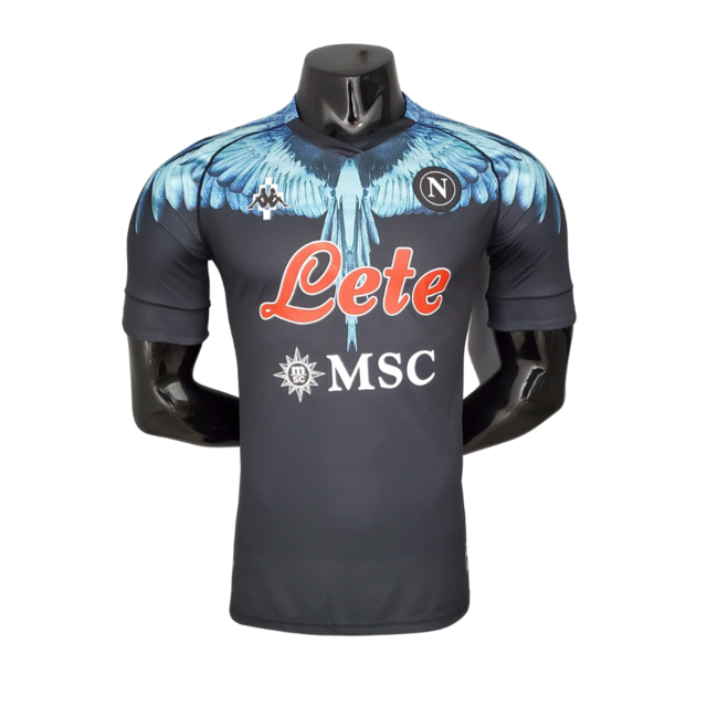 Camisa Napoli 21/22 - Preta - Jogador