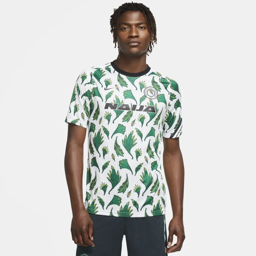 Camisa Pré-jogo Seleção Nigéria 20/21 Branco