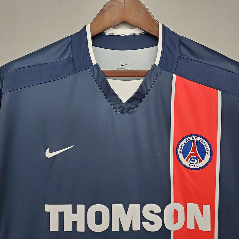 Camisa PSG Retrô 2002/2003 Azul e Vermelha
