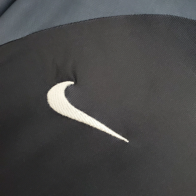 Camisa PSG Retrô 2001/2002 Cinza e Preta