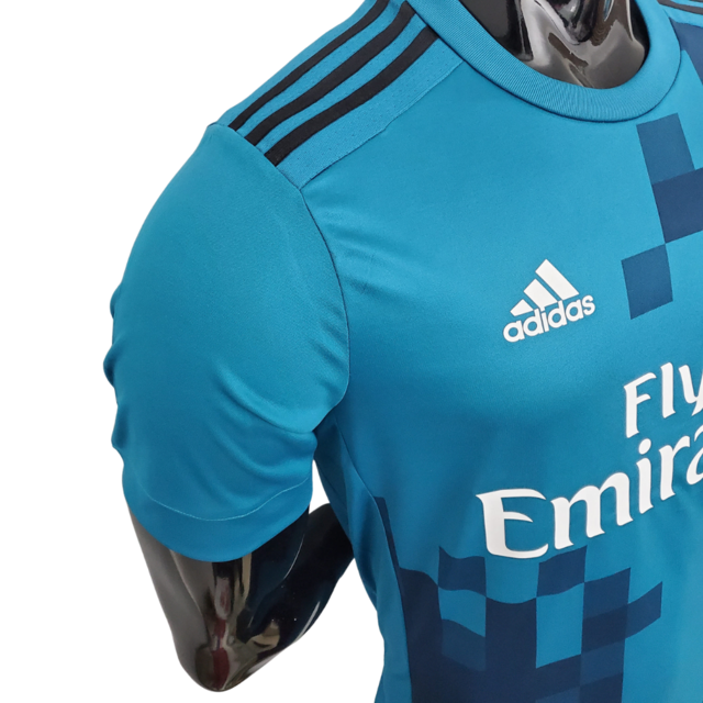 Camisa Real Madrid III 17/18 - Azul- Jogador