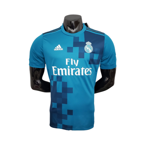 Camisa Real Madrid III 17/18 - Azul- Jogador