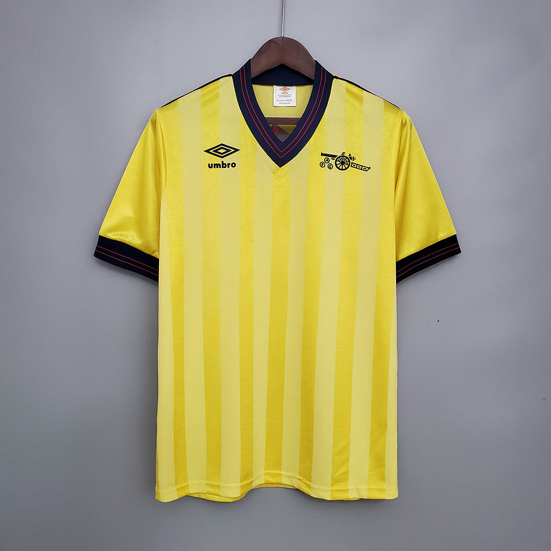 Camisa Arsenal Retrô 1983/1986 Amarela