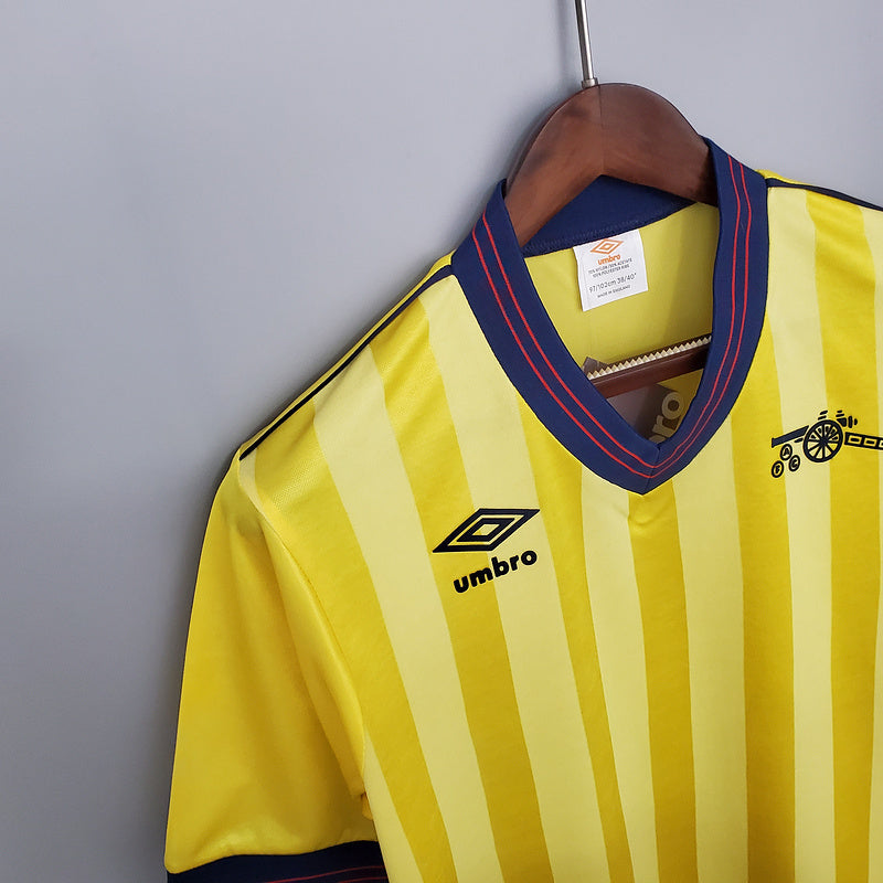 Camisa Arsenal Retrô 1983/1986 Amarela