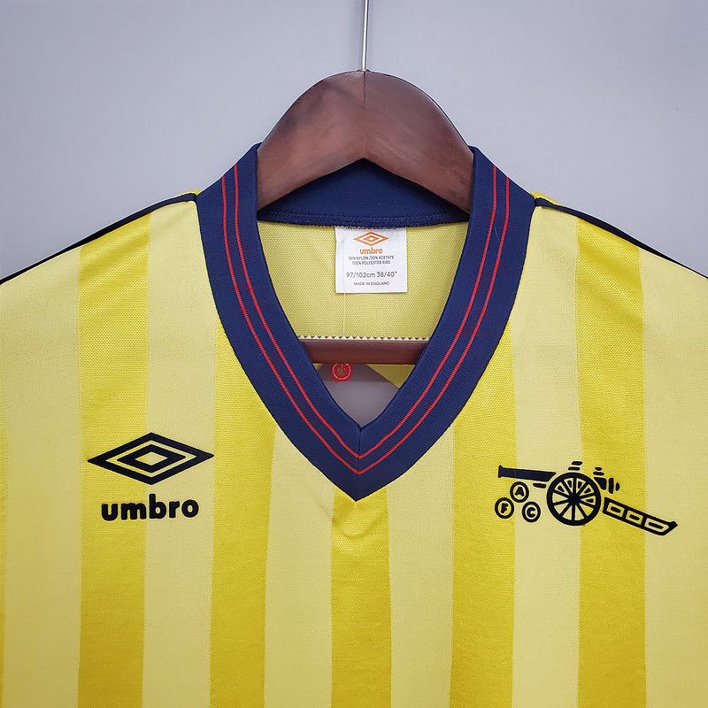 Camisa Arsenal Retrô 1983/1986 Amarela