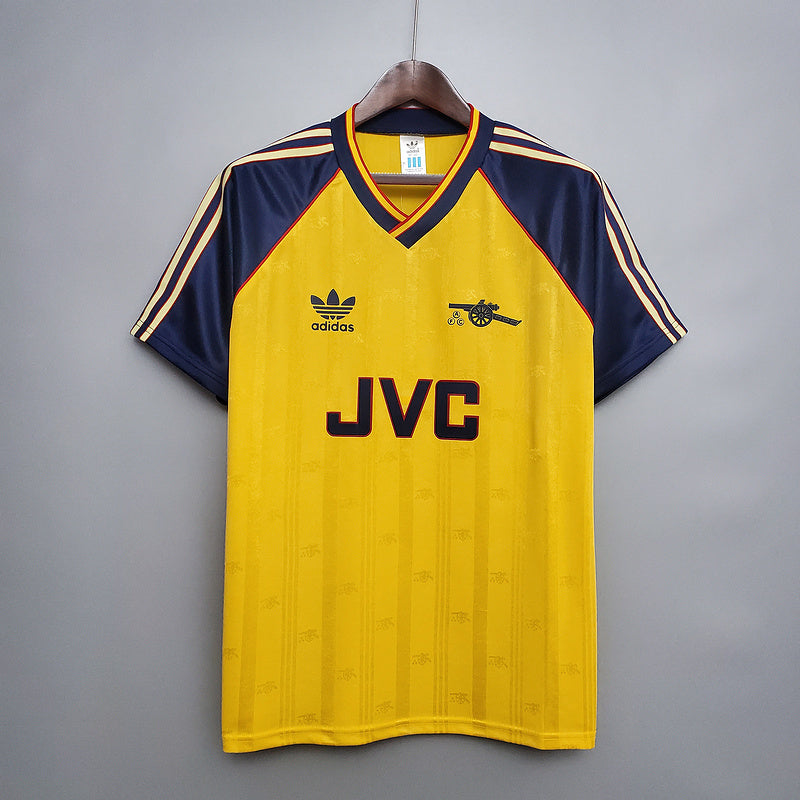 Camisa Arsenal Retrô 1988/1989 Amarela