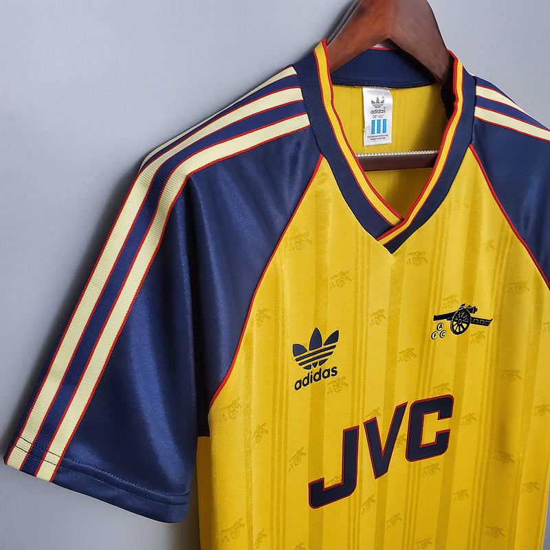 Camisa Arsenal Retrô 1988/1989 Amarela