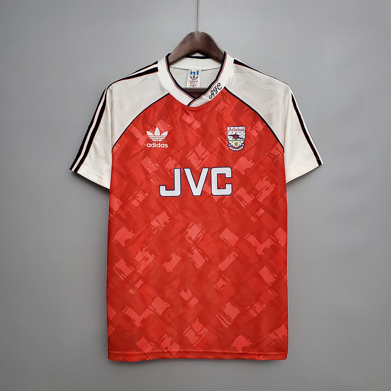 Camisa Arsenal Retrô 1990/1992 Vermelha