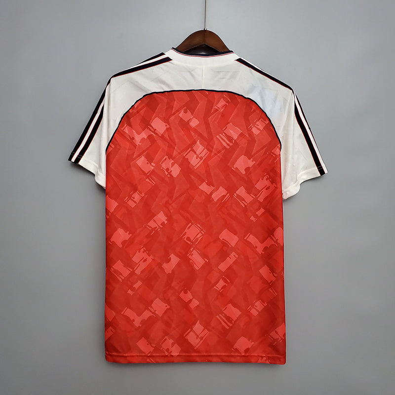 Camisa Arsenal Retrô 1990/1992 Vermelha