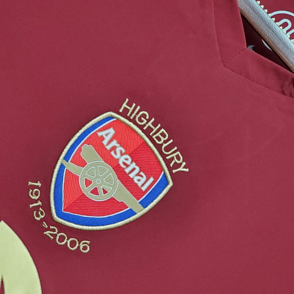 Camisa Arsenal Retrô 2005/2006 Vinho