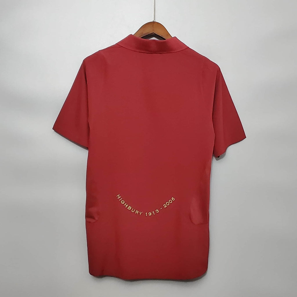 Camisa Arsenal Retrô 2005/2006 Vinho
