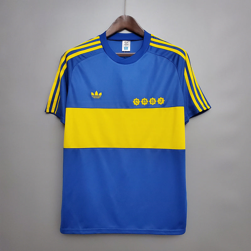 Camisa Boca Juniors Retrô 1981 Azul e Amarela