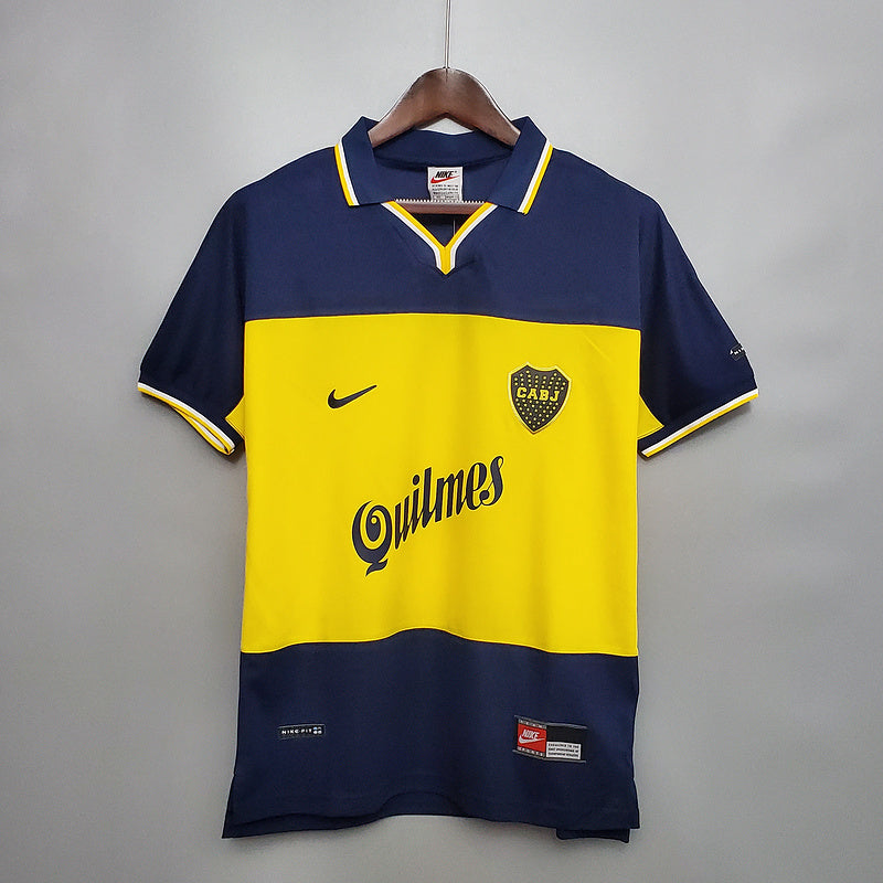 Camisa Boca Juniors Retrô 1999 Azul e Amarela