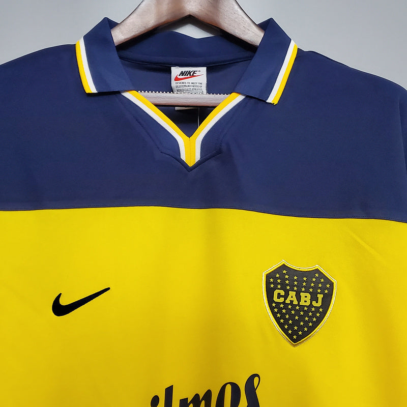 Camisa Boca Juniors Retrô 1999 Azul e Amarela