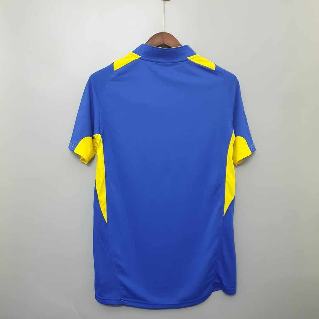 Camisa Boca Juniors Retrô 2005 Azul e Amarela