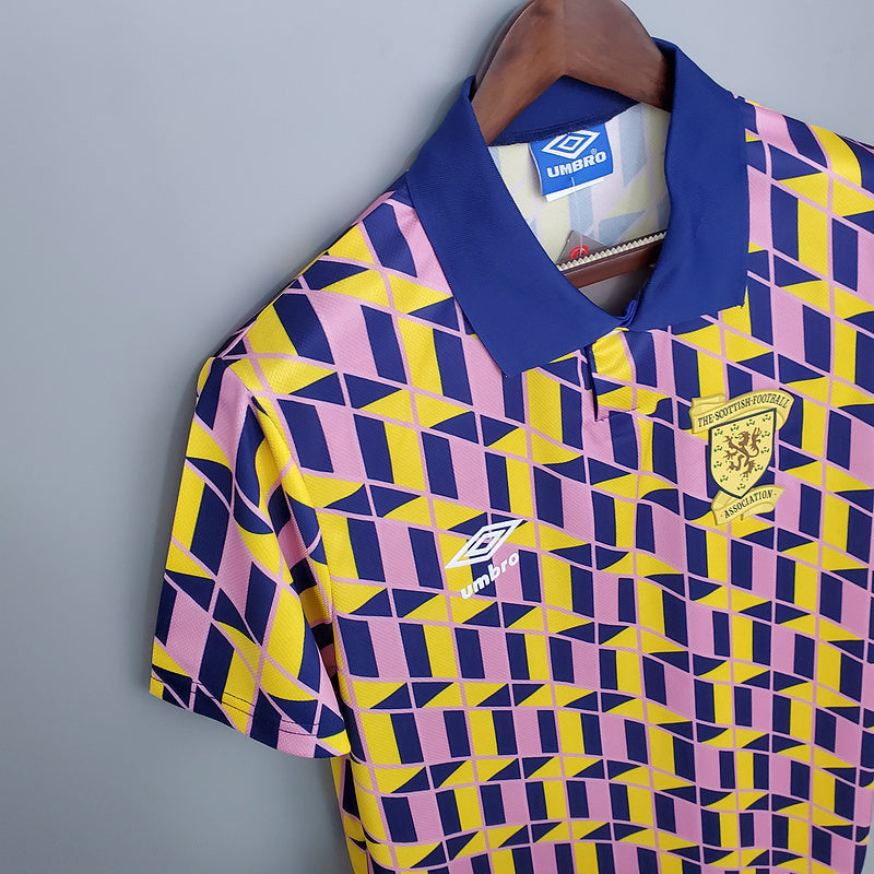 Camisa Escócia Retrô 1988/1989 Amarela
