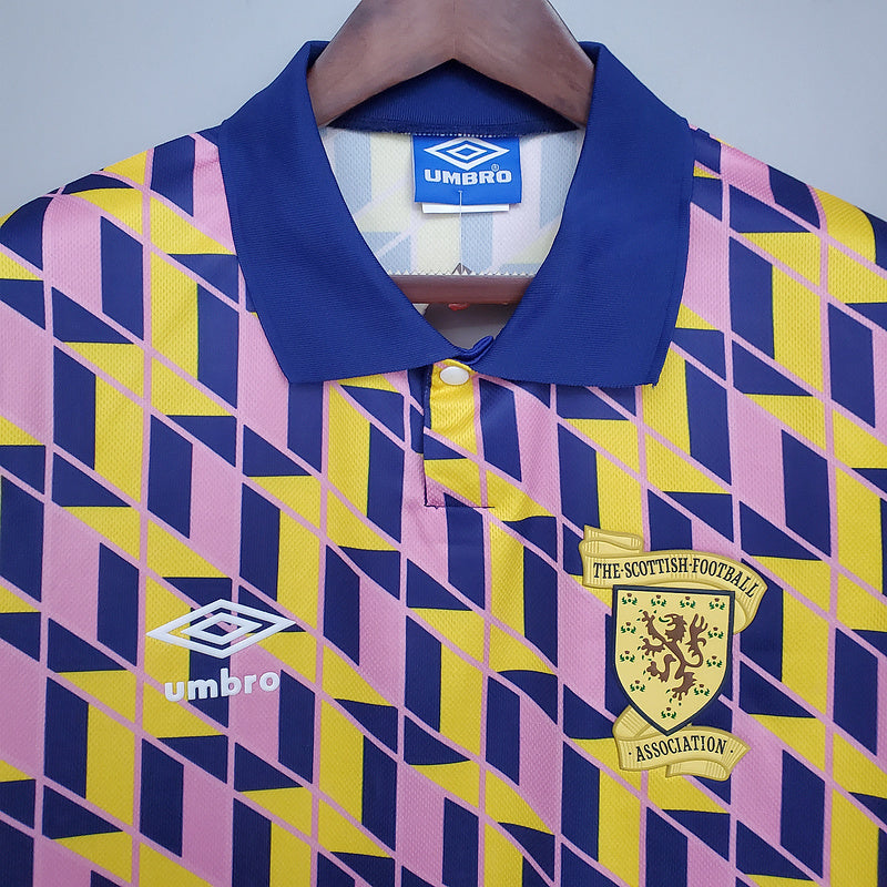 Camisa Escócia Retrô 1988/1989 Amarela