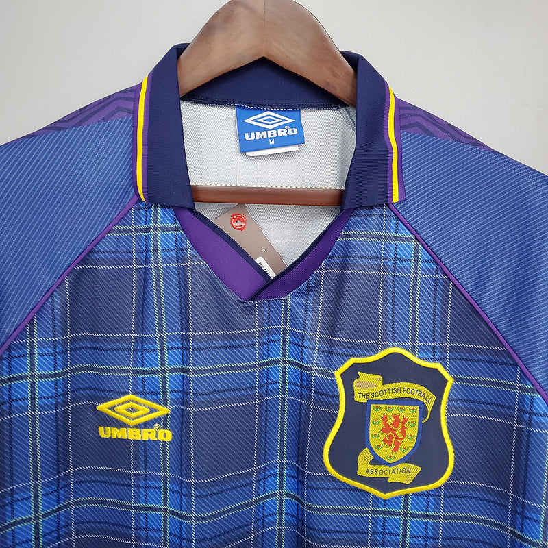 Camisa Escócia Retrô 1994/1996 Azul
