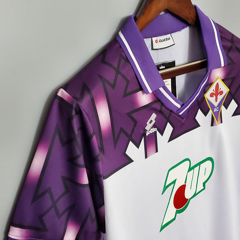 Camisa Fiorentina Retrô 1992/1993 Branca e Roxa