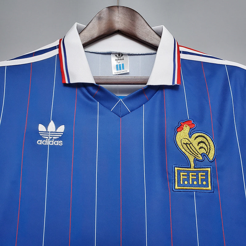 Camisa França Retrô 1982 Azul