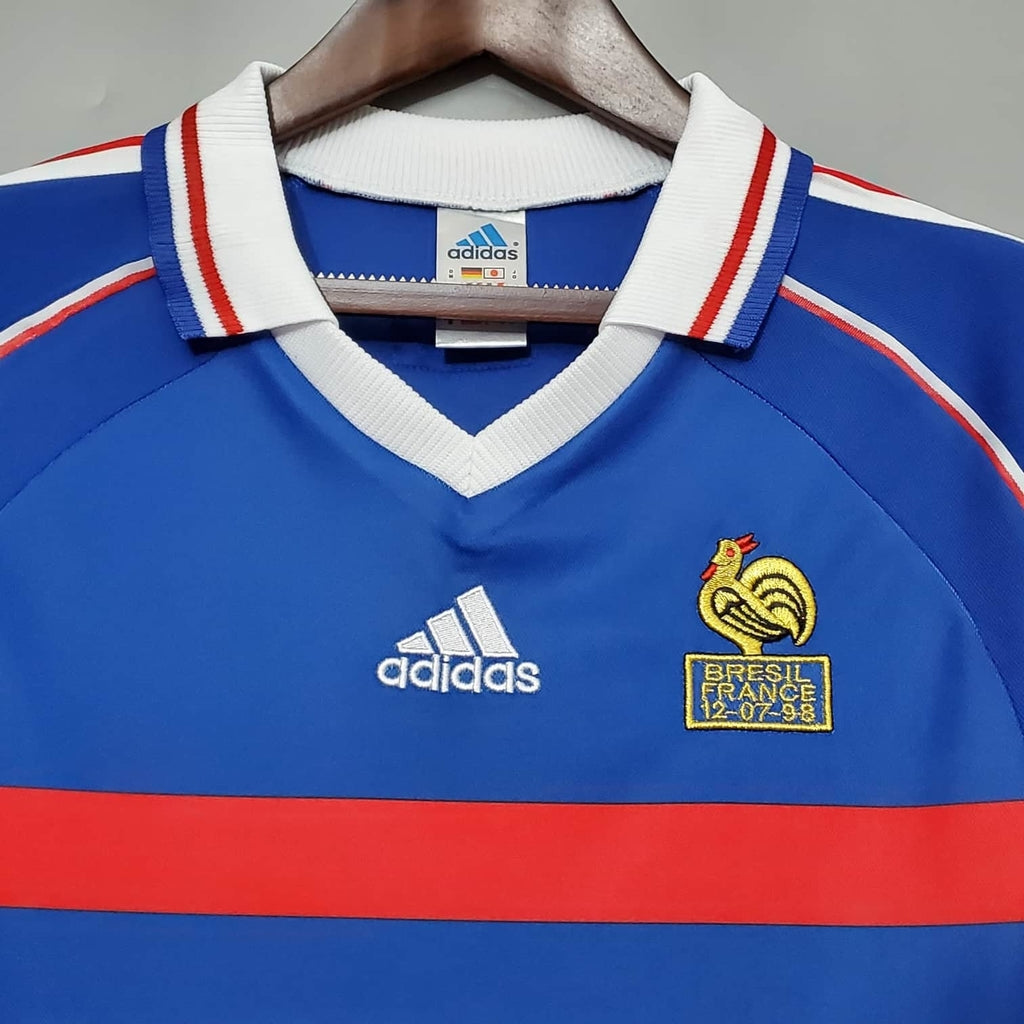 Camisa França Retrô 1998 Azul