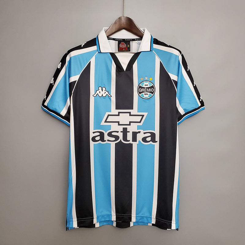 Camisa Grêmio Retrô 2000 Azul e Preta