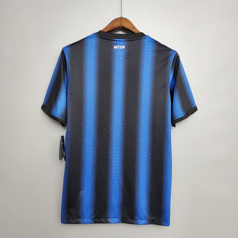Camisa Inter de Milão Retrô 2010/2011 Azul e Preta