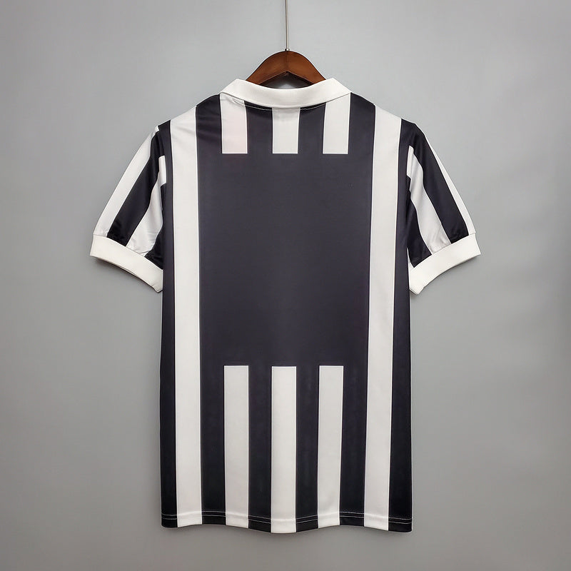 Camisa Juventus Retrô 1984/1985 Preta e Branca