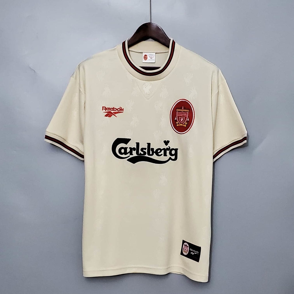 Camisa Liverpool Retrô 1996/1997 Branca