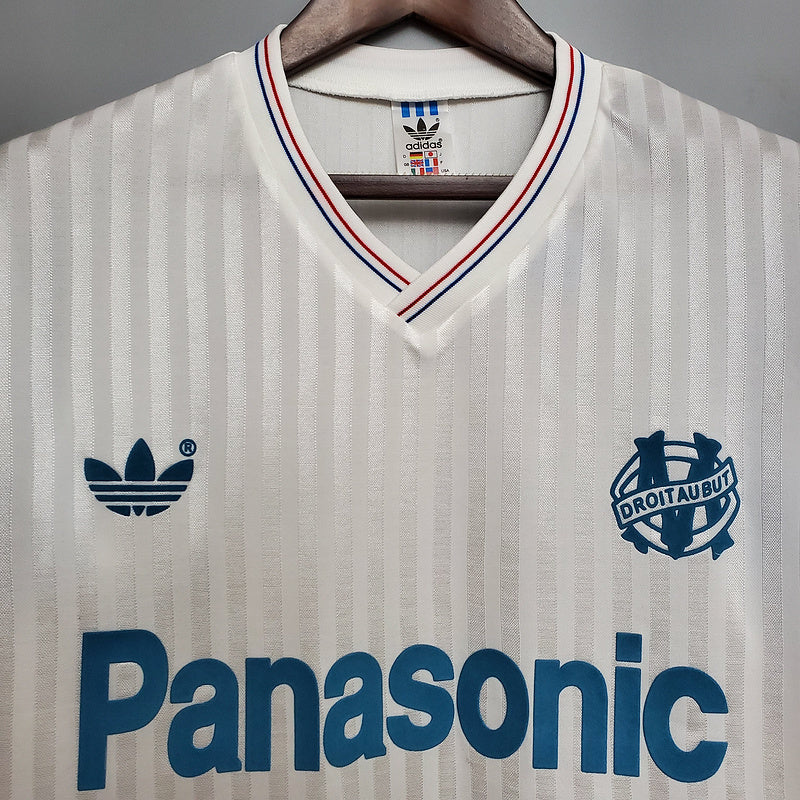 Camisa Marseille Retrô 1990 Branca