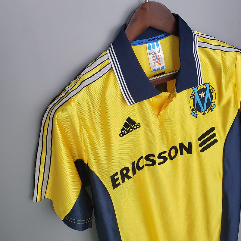 Camisa Marseille Retrô 1998/1999 Amarela