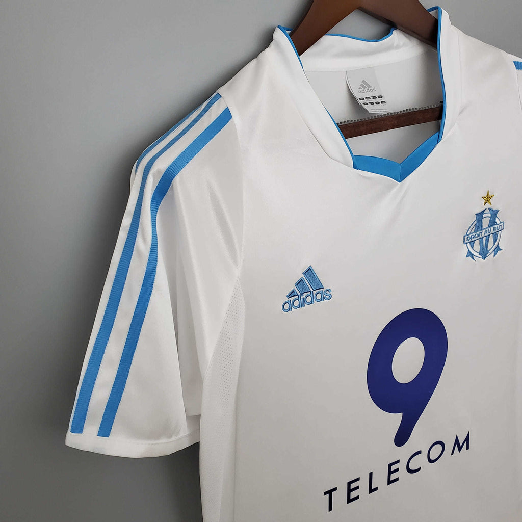 Camisa Marseille Retrô 2002/2003 Branca