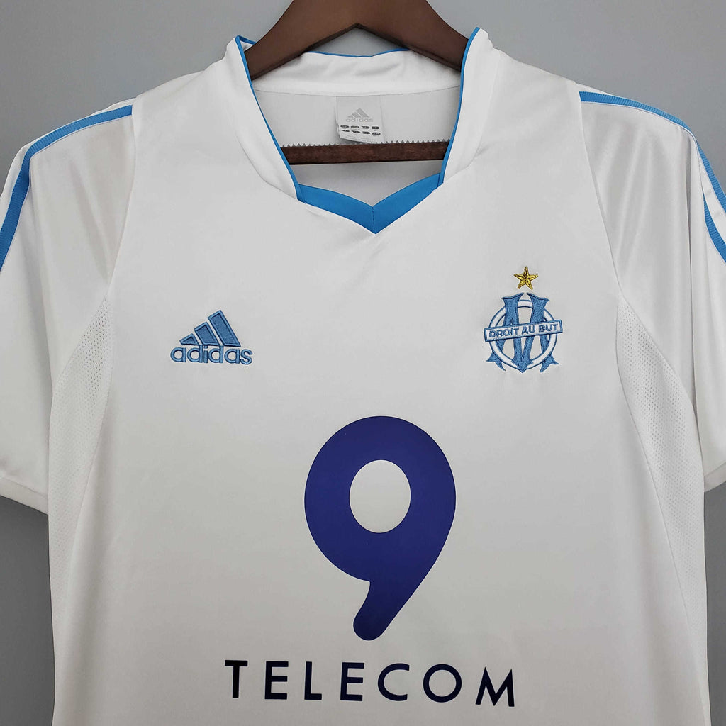 Camisa Marseille Retrô 2002/2003 Branca