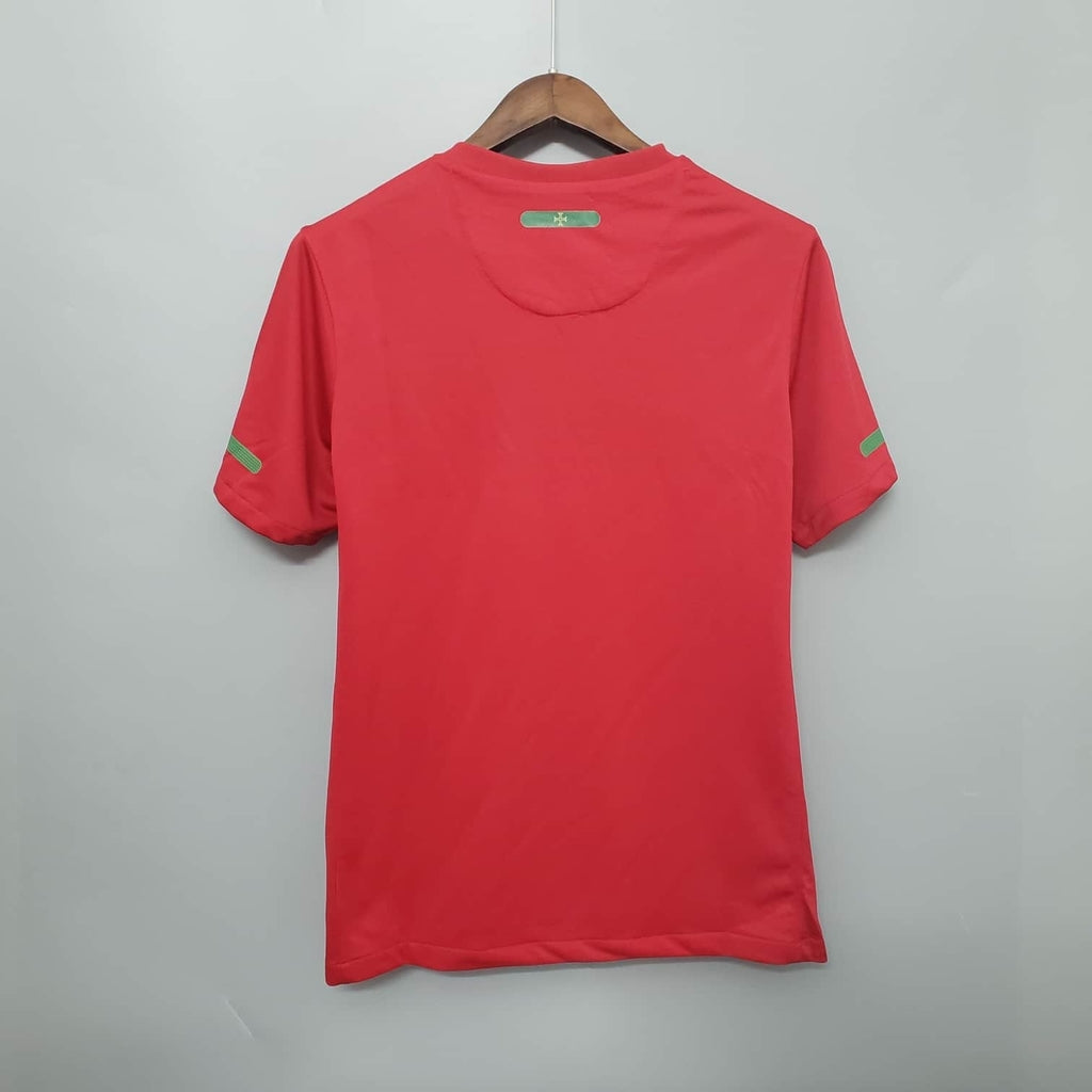Camisa Portugal Retrô 2010 Vermelha e Verde