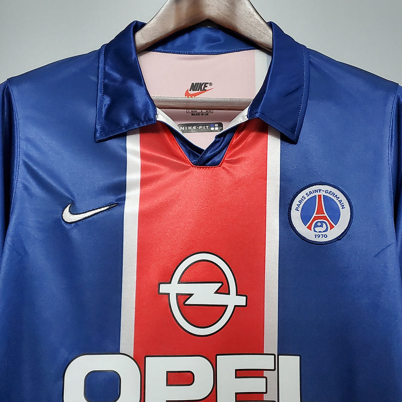 Camisa PSG Retrô 1998/1999 Azul e Vermelha