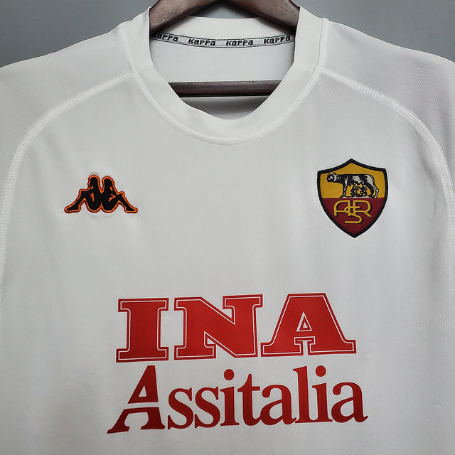 Camisa Roma Retrô 2000/2001 Branca