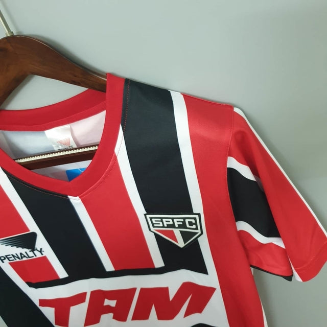 Camisa São Paulo Retrô 1993 Vermelha e Preta