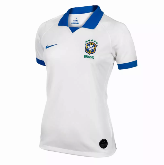 Camisa Feminina Seleção Brasil 21/22 Branca