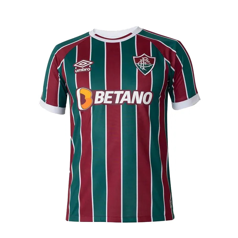 Camisa Fluminense I 23/24 Vinho e Verde