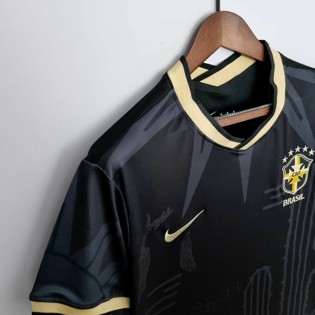 Camisa Seleção Brasil Fourth 2022 Preto - Conceito Nordeste