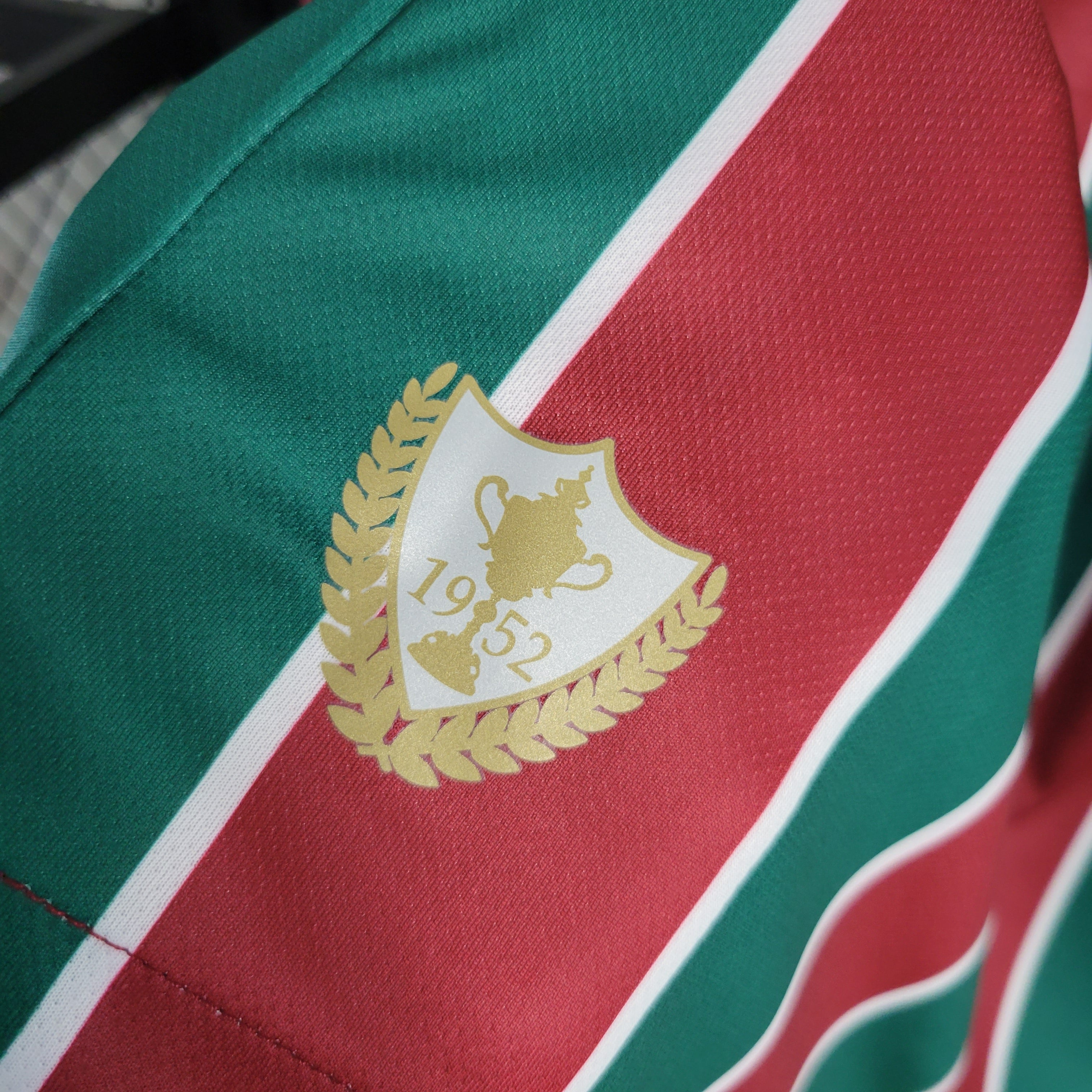 Camisa Fluminense I 23/24 Vinho e Verde