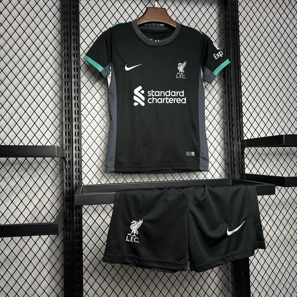 Kit infantil Liverpool II 24/25 - Preto