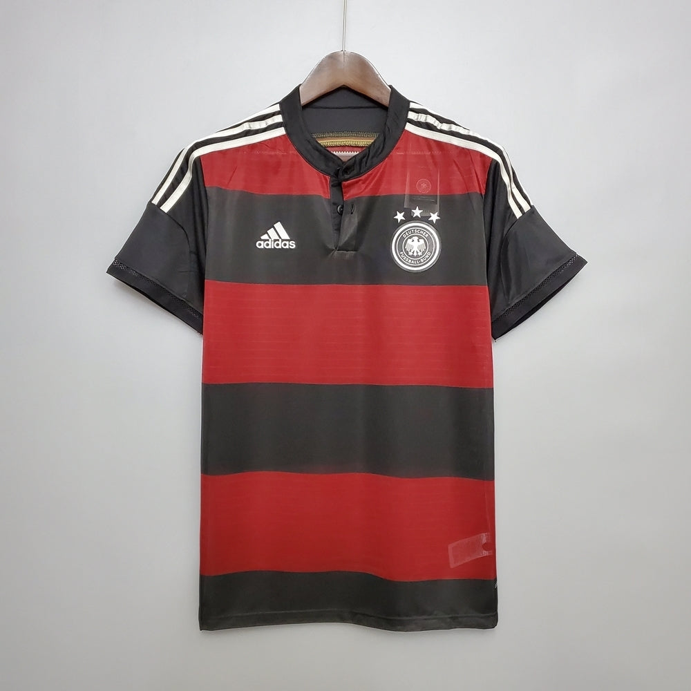 Camisa Alemanha Retrô 2014 - Preto e Vermelha