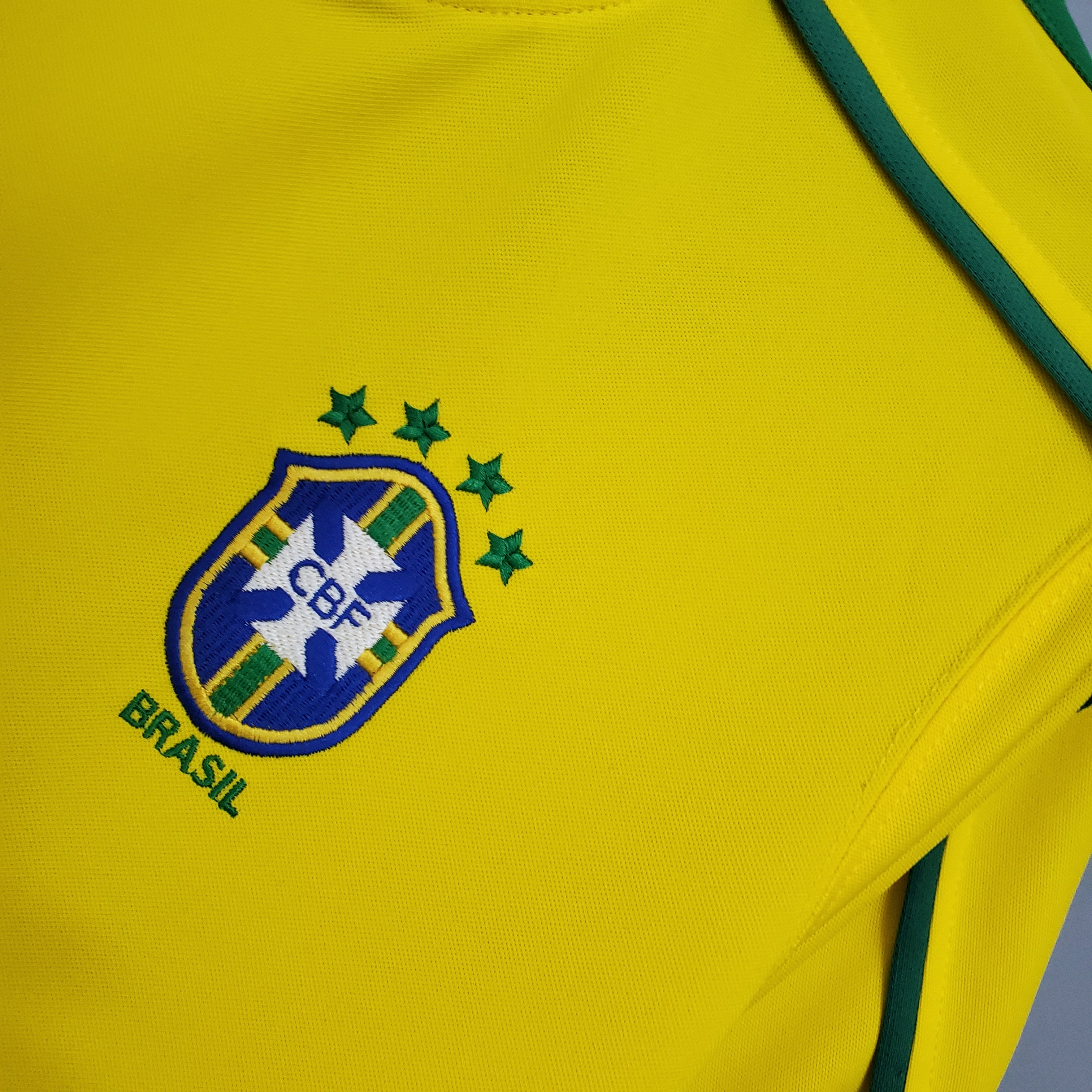 Camisa Seleção Brasileira Retrô 1998 Amarela