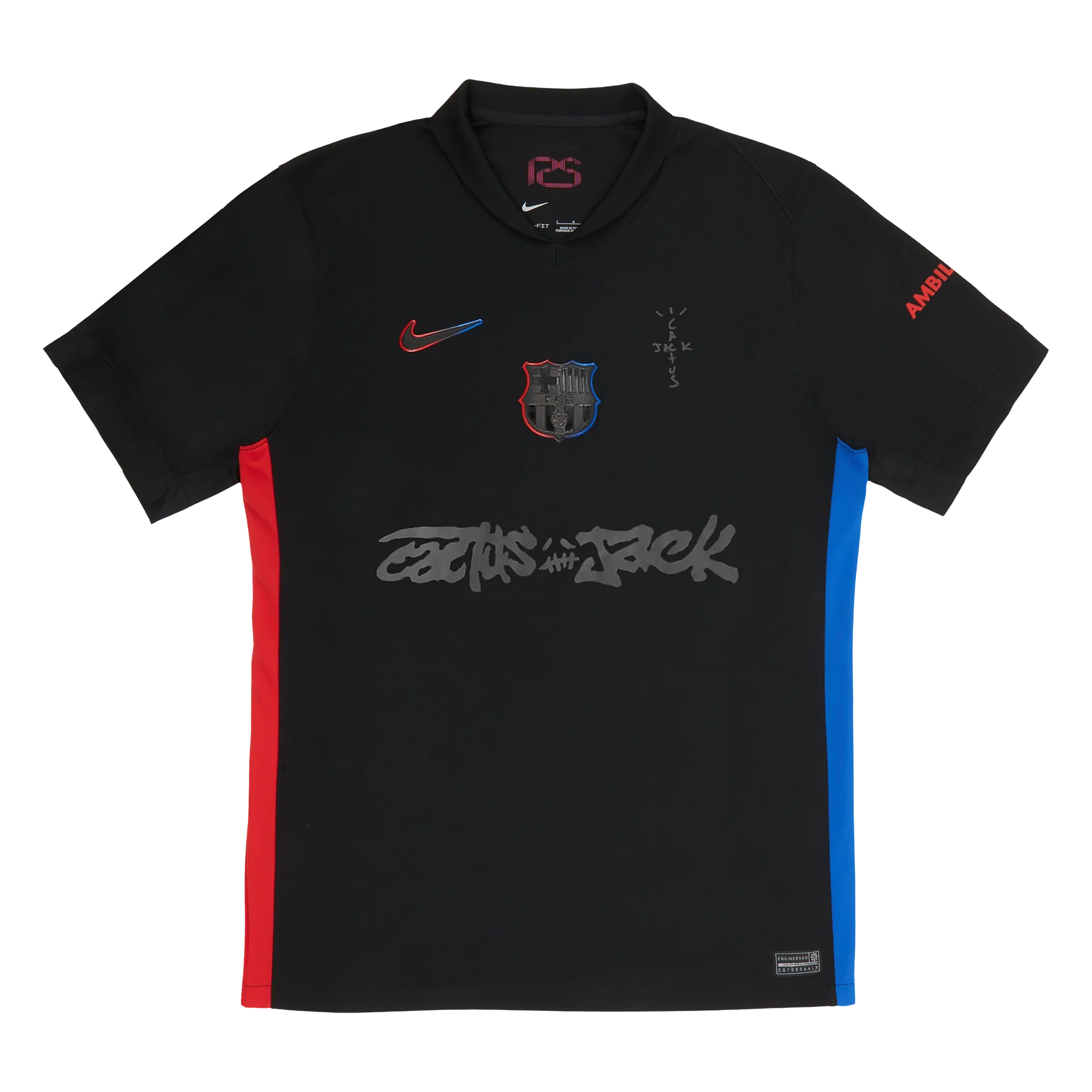 Camisa Barcelona Black - Coleção Cactus Jack