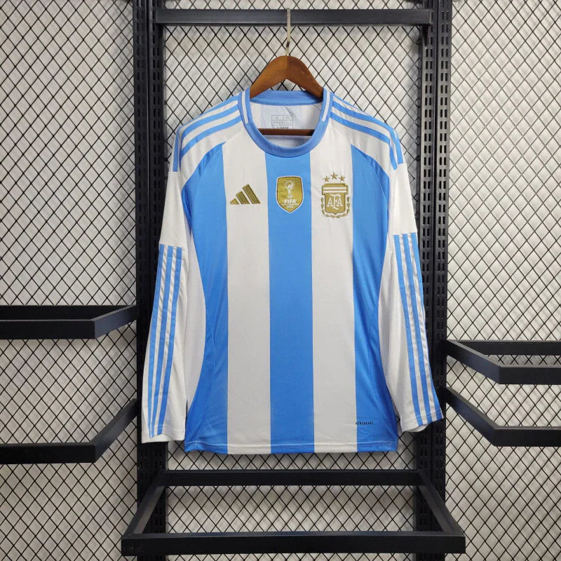 Camisa Argentina Home Manga Comprida 24/25
