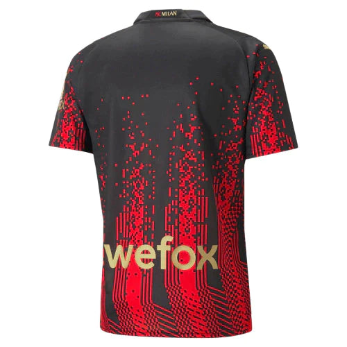 Camisa Milan I 23/24 Preto e Vermelho